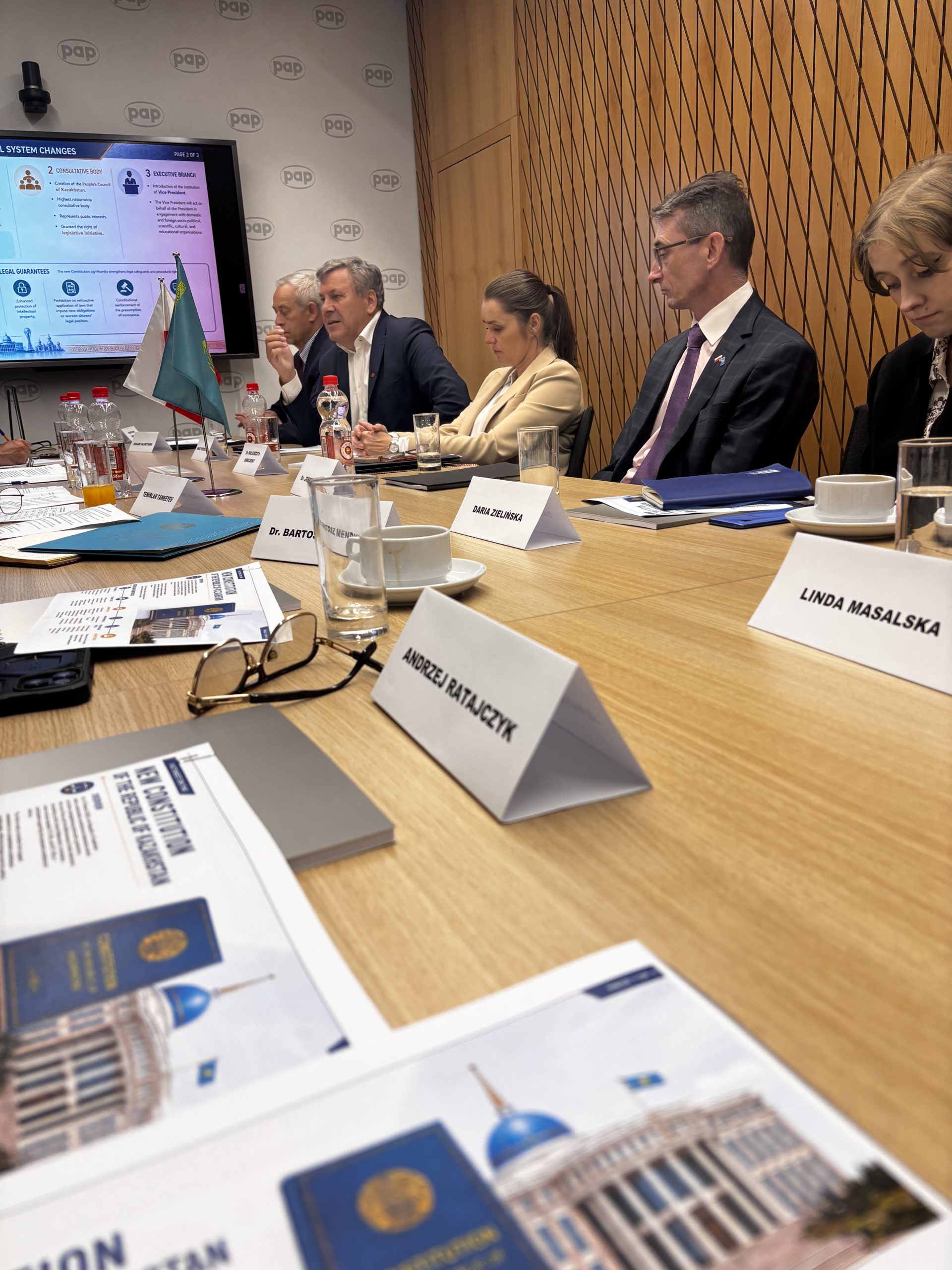 Zdjęcie z konferencji PAP "okrągły stół"